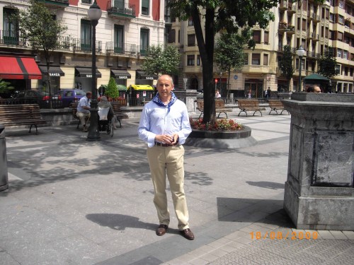 Imagen tomada en la plaza Pedro Eguillor de Bilbao
